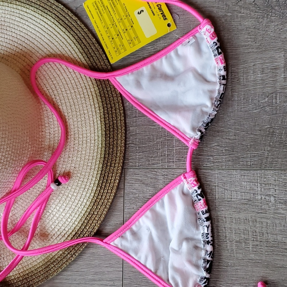 NWT vintage Dangerous curves Love bikini. Size small - Picture 5 of 12